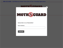 Tablet Screenshot of mothguard.com